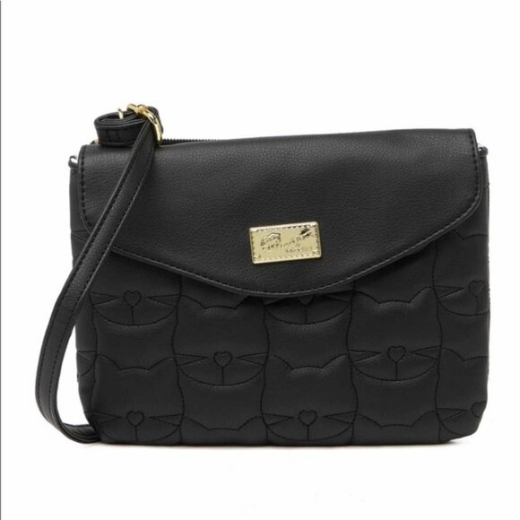 Betsey Johnson 2 in 1 Cat Quilted Backpack - Picture 3 of 6